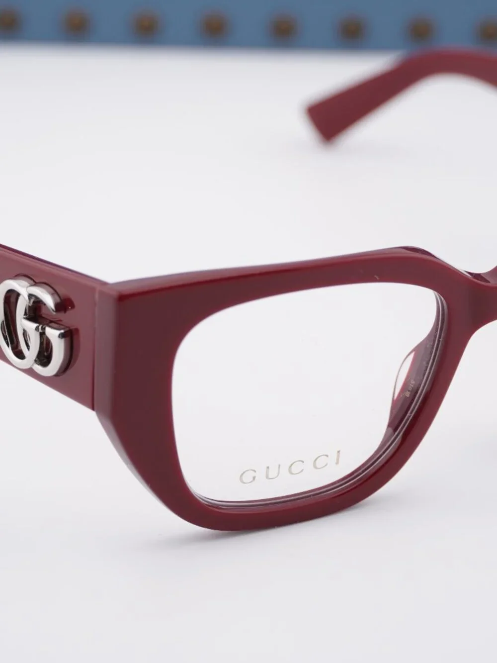 Gucci GG1952O 003 Square Eyeglasses 51mm - Burgundy